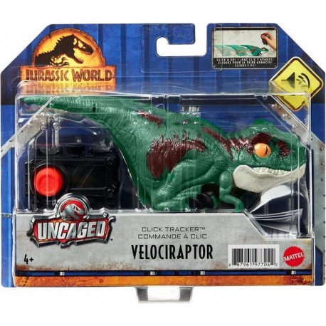 Mattel JURASSIC WORLD figurka dinozaura Uncaged Velociraptor GYN38 GYN41