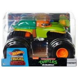 Hot Wheels - Wojownicze Żółwie Ninja - Michelangelo - Monster Truck - FYJ83 HYJ15