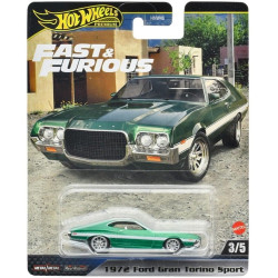 Hot Wheels - Car Culture - Fast & Furious - 1972 Ford Gran Torino Sport HNW46 HYP72