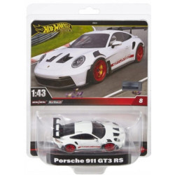 Hot Wheels Premium - Pojazd 1:43 - Porsche GT3-RS- HWT03