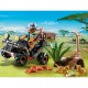 PLAYMOBIL 6939 Wild Life - KŁUSOWNIK Z QUADEM