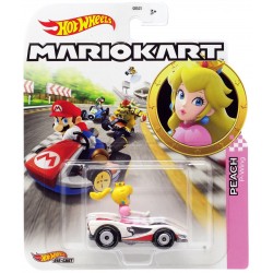 Hot Wheels Mariokart Samochodzik Księżniczka Peach GJH58